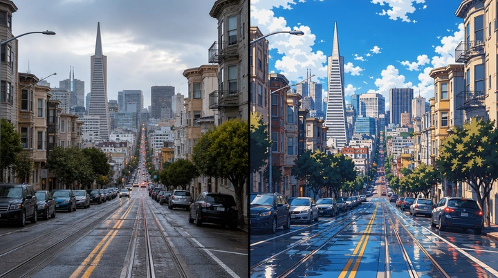 Change image style Restyle references without rebuilding the whole scene from scratch.